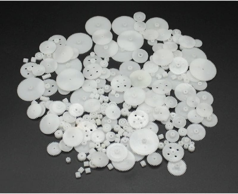 Alextend 200pcs Plastic Gears 0.5 Module for DC Motor DIY Model Toys Accessories - Image 1